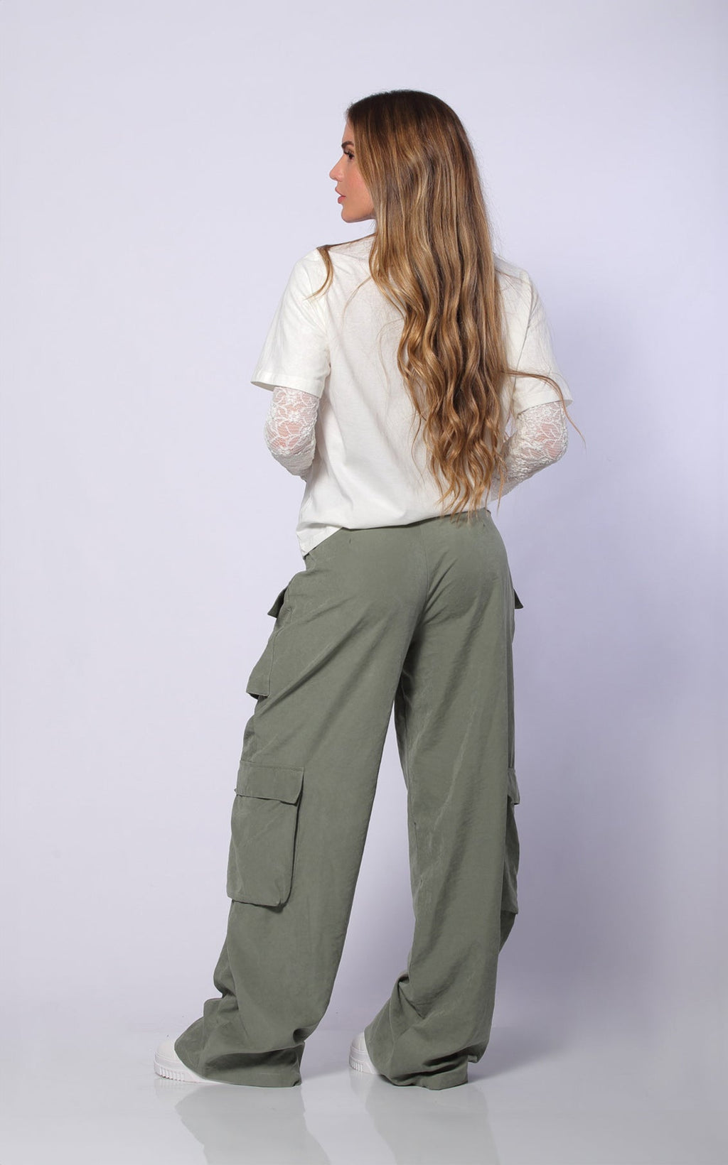 Pantalón Verde Pino Bolsillos