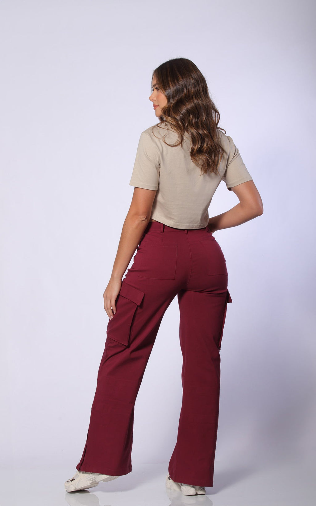 Pantalón Vino Tinto Cargo