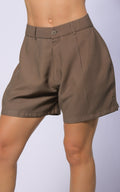 Short Verde Militar Sastre