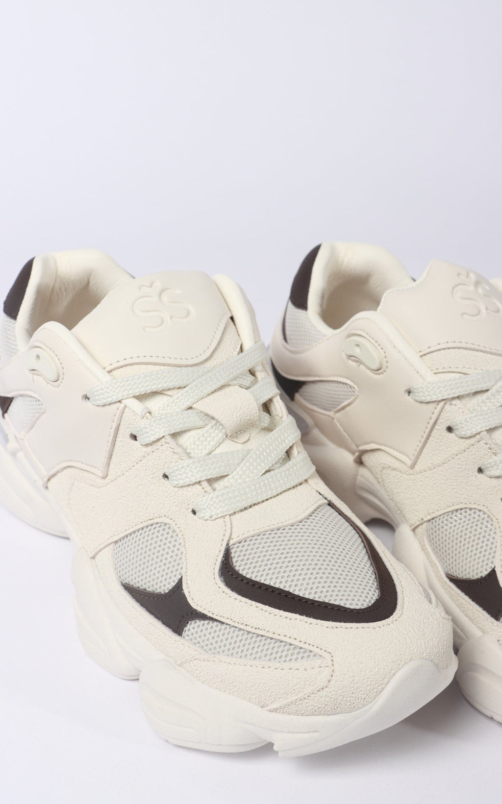 Ivory Platform Sneakers
